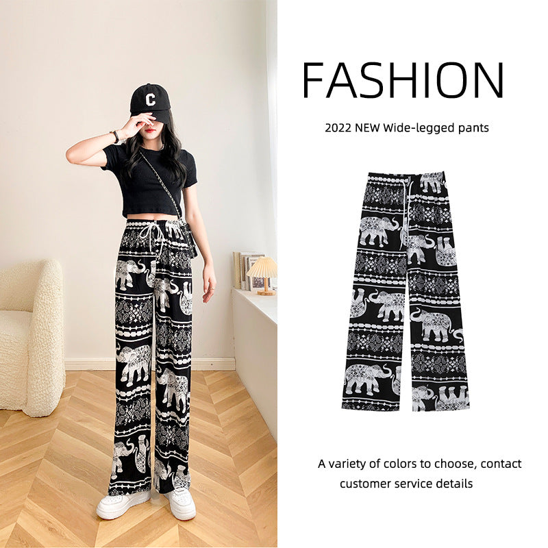 【SAVE 50% OFF】2023 new high waist wide leg pants