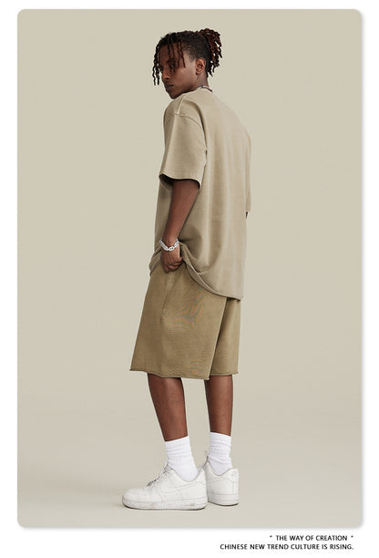 BE men's clothing |(🔥Hot Sale NOW- SAVE 50% OFF) 2023 spring and summer washed loose edge oversize short sleeves