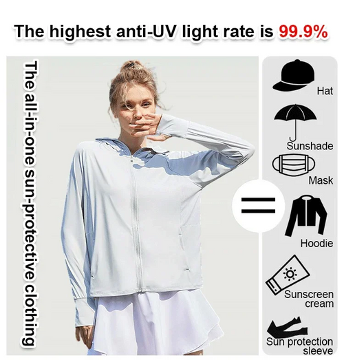 [50 times sun protection] Lightweight sun protection clothing for men and women