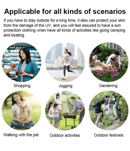 [50 times sun protection] Lightweight sun protection clothing for men and women