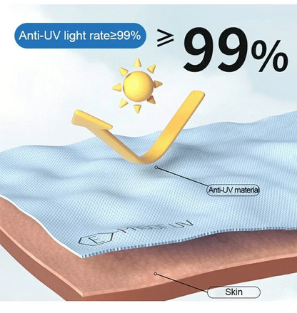 [50 times sun protection] Lightweight sun protection clothing for men and women