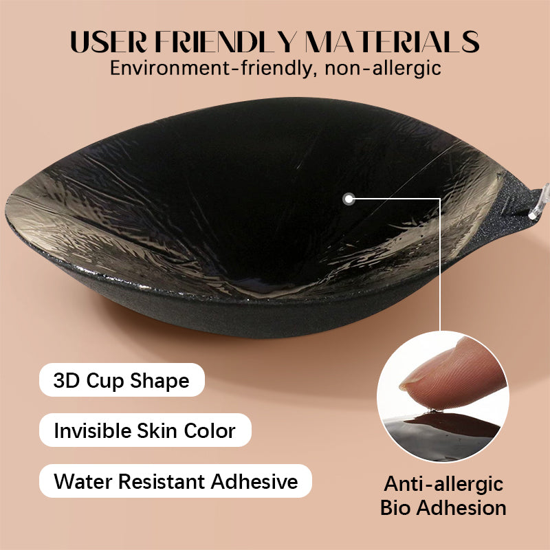 LauraCollection®Adhesive Bra Backless Strapless Reusable Sticky Invisible Push Up Bra For Women-BUY 1 GET 2