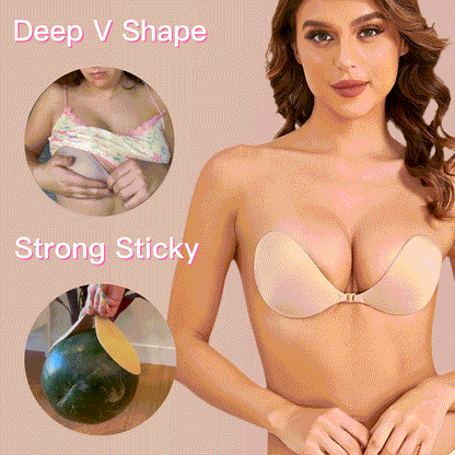 LauraCollection®Adhesive Bra Backless Strapless Reusable Sticky Invisible Push Up Bra For Women-BUY 1 GET 2