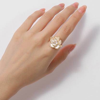Camellia Pearl Ring