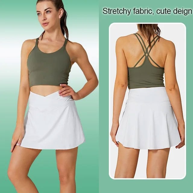 🏸Fashion Women’s Quick-Dry Tennis Pant-Skirts with Pockets🏸