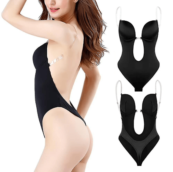 Plunge Backless Body Shaper Bra