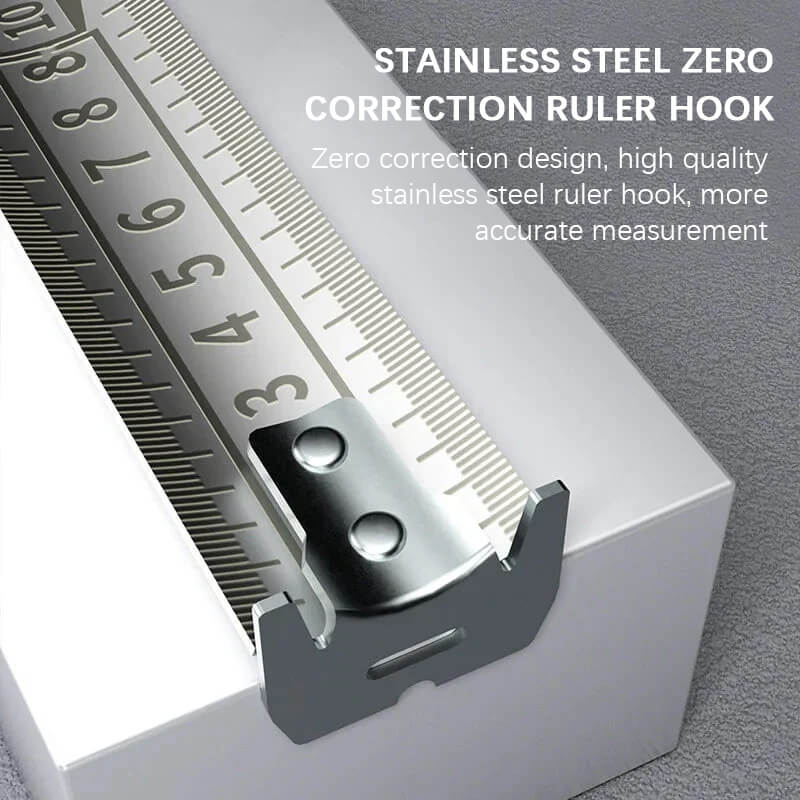 Stainless steel telescopic tape measure with corrosion protection