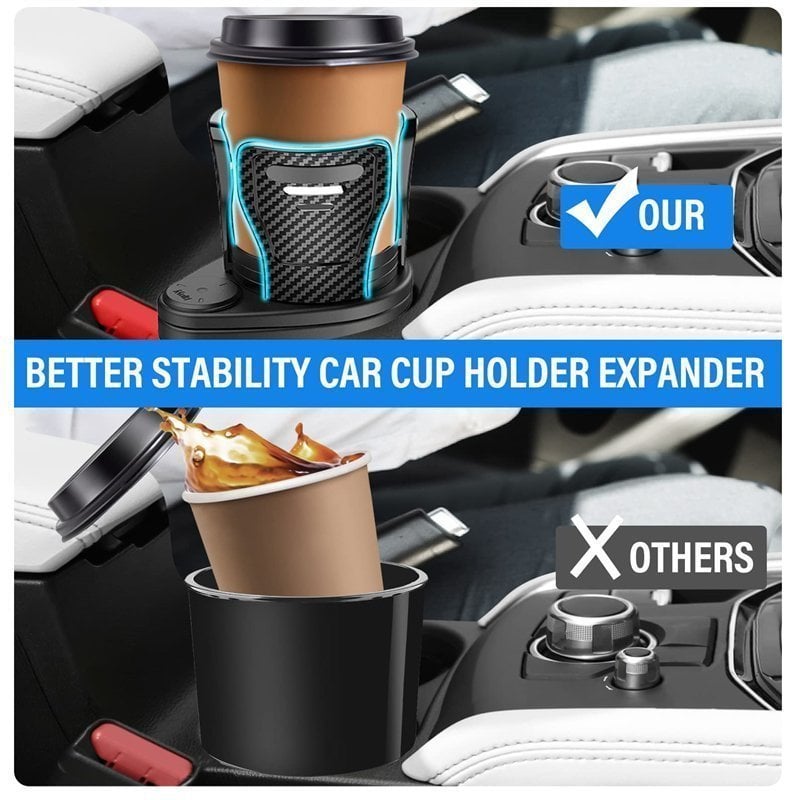 Dual Cup Holder Expander for Car, 2-in-1 Multifunction Car Drink Expander Adapter (🔥Buy 2 get Free Shipping🔥)