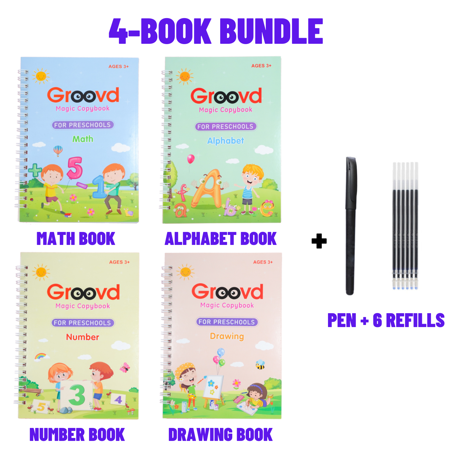 4 Book Bundle ($7.49 USD per Book - Save 75%)