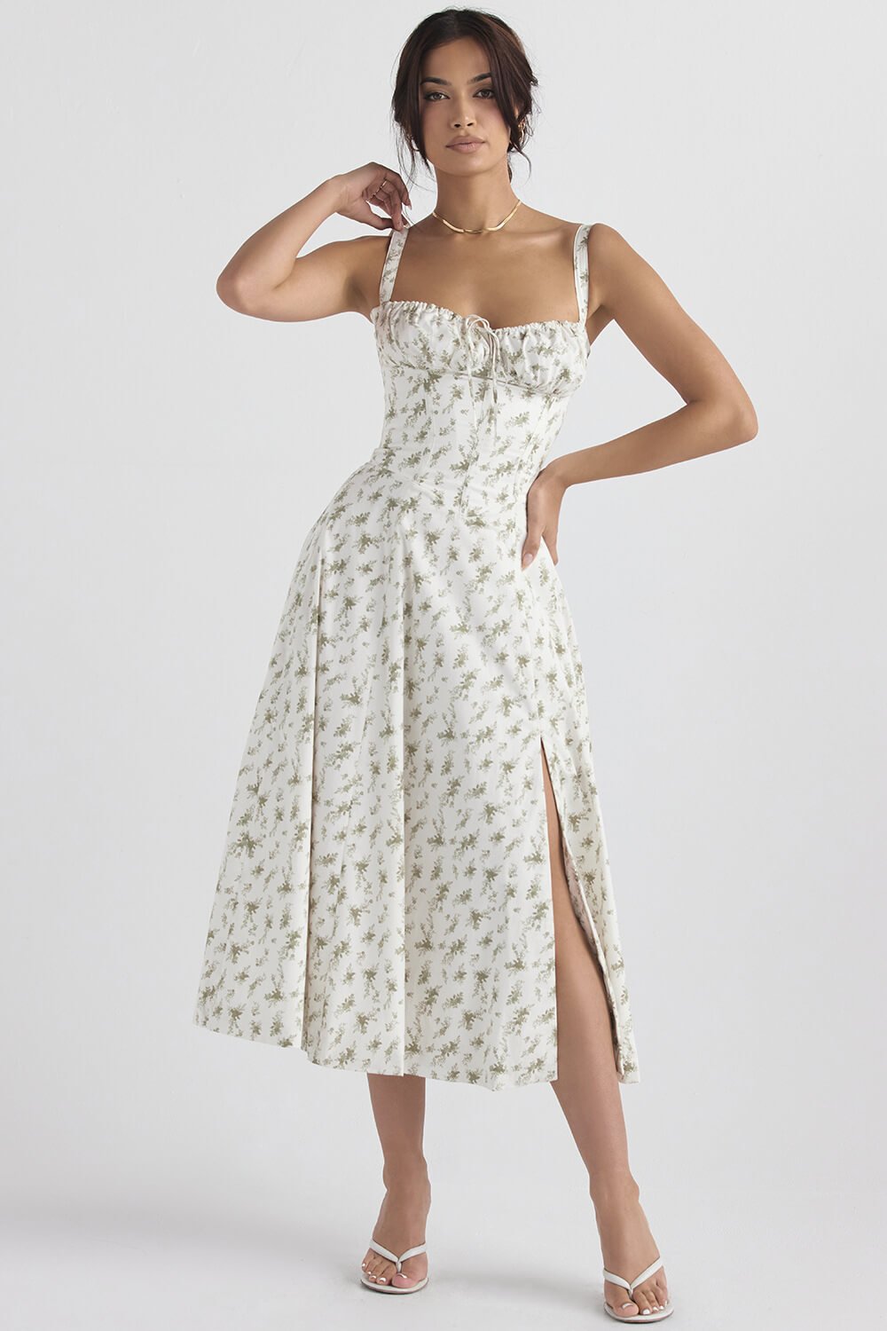 🌷 PRINT BUSTIER SUNDRESS 🌷