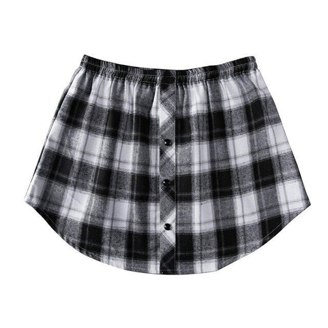 White | Plaid