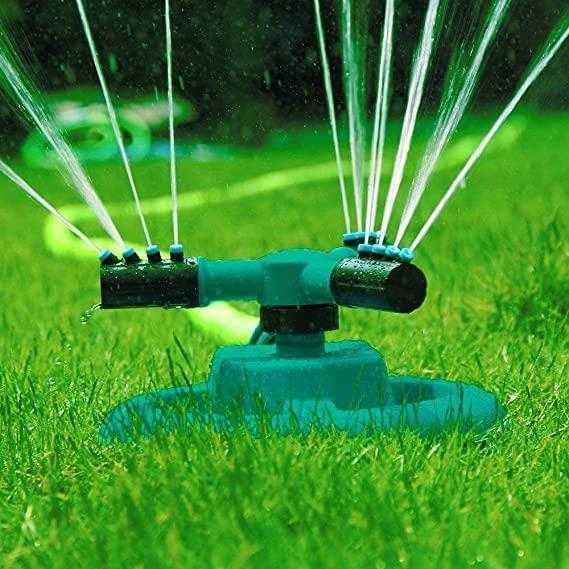 3 Arm 360° Rotating Water Sprinkler for Garden