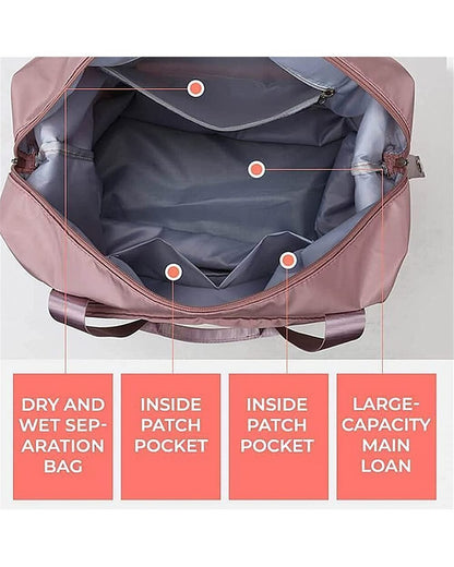 (🔥Hot Sale NOW- SAVE 50% OFF) Collapsible Waterproof Large Capacity Travel Handbag (BUY 2 GET FREE SHIPPING)