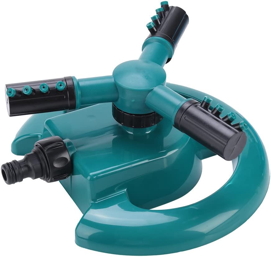 3 Arm 360° Rotating Water Sprinkler for Garden