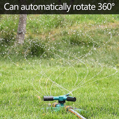 3 Arm 360° Rotating Water Sprinkler for Garden