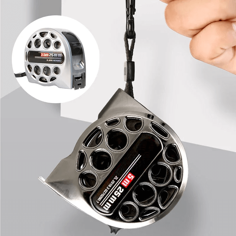 Stainless steel telescopic tape measure with corrosion protection