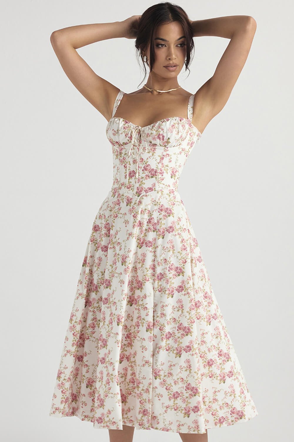 🌷 PRINT BUSTIER SUNDRESS 🌷