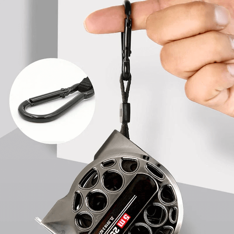 Stainless steel telescopic tape measure with corrosion protection