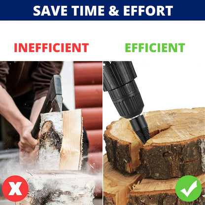 (🎅SALE-49% OFF)🔥🔥Firewood Drill Bit Set (BUY 2 FREE SHIPPING)