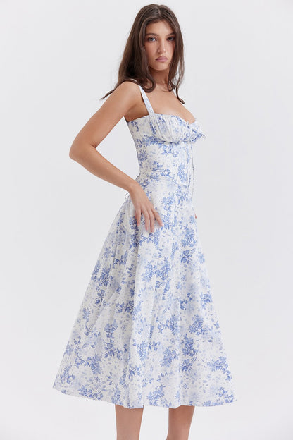 🌷 PRINT BUSTIER SUNDRESS 🌷