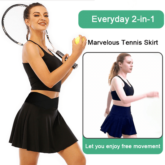 🏸Fashion Women’s Quick-Dry Tennis Pant-Skirts with Pockets🏸