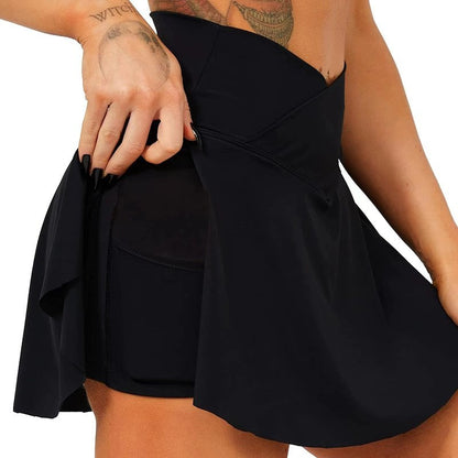 🏸Fashion Women’s Quick-Dry Tennis Pant-Skirts with Pockets🏸