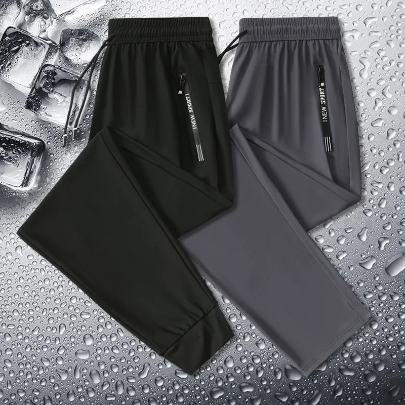 Buy 1 Get 1 Free-Black(Jogging Pants)+Black(Straight Pants)