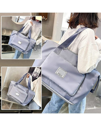 (🔥Hot Sale NOW- SAVE 50% OFF) Collapsible Waterproof Large Capacity Travel Handbag (BUY 2 GET FREE SHIPPING)