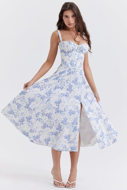 🌷 PRINT BUSTIER SUNDRESS 🌷