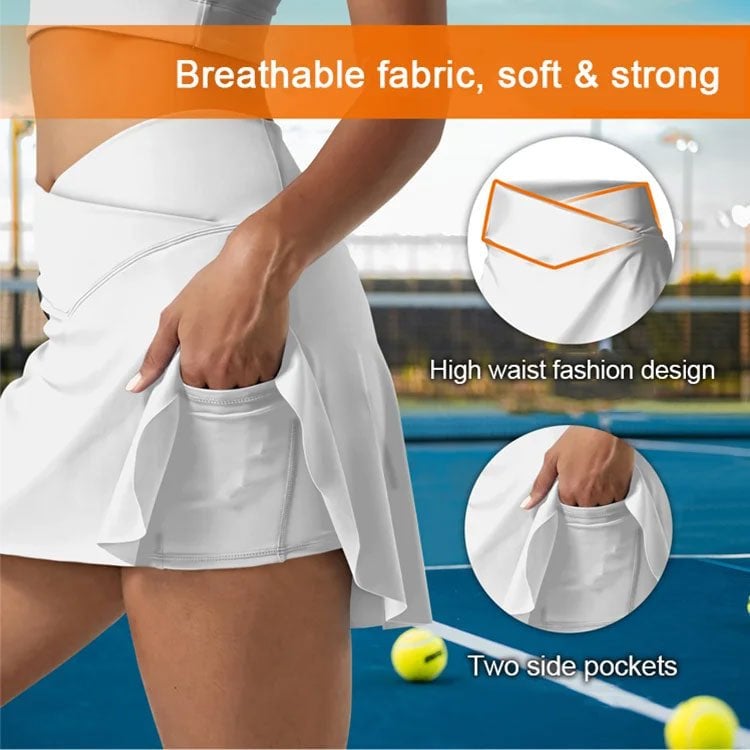 🏸Fashion Women’s Quick-Dry Tennis Pant-Skirts with Pockets🏸