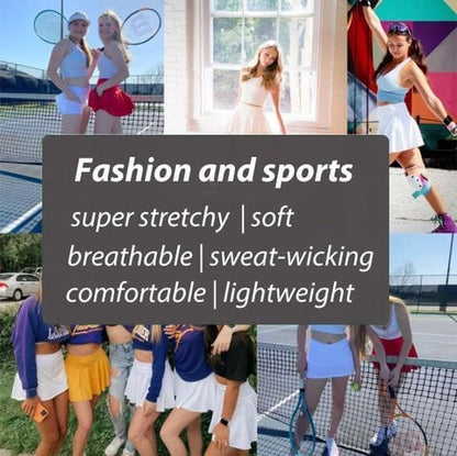 🏸Fashion Women’s Quick-Dry Tennis Pant-Skirts with Pockets🏸