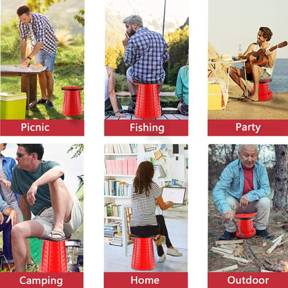 (🎉Mother's Day Hot Sale ) 2023 Upgraded Retractable Folding Stool